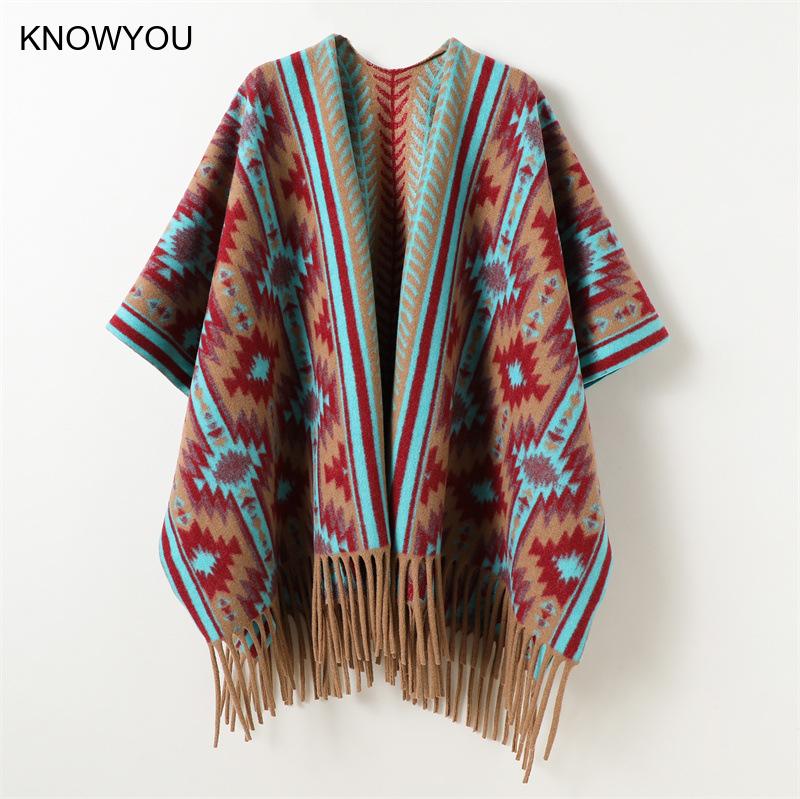 Cashmere Scarf Wrap - Femmes hommes enveloppes écharpe chaude imprimé