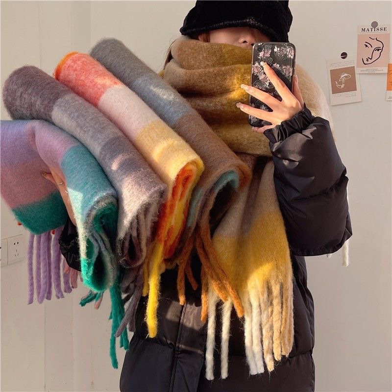 Cashmere Scarf Wrap - 2025New hiver épais chaud écharpe femmes