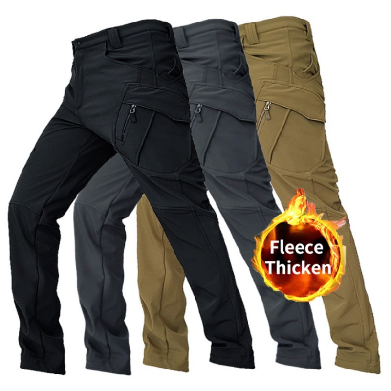 Winter Clothing Work - Pantalon tactique chaud doublé polaire pour