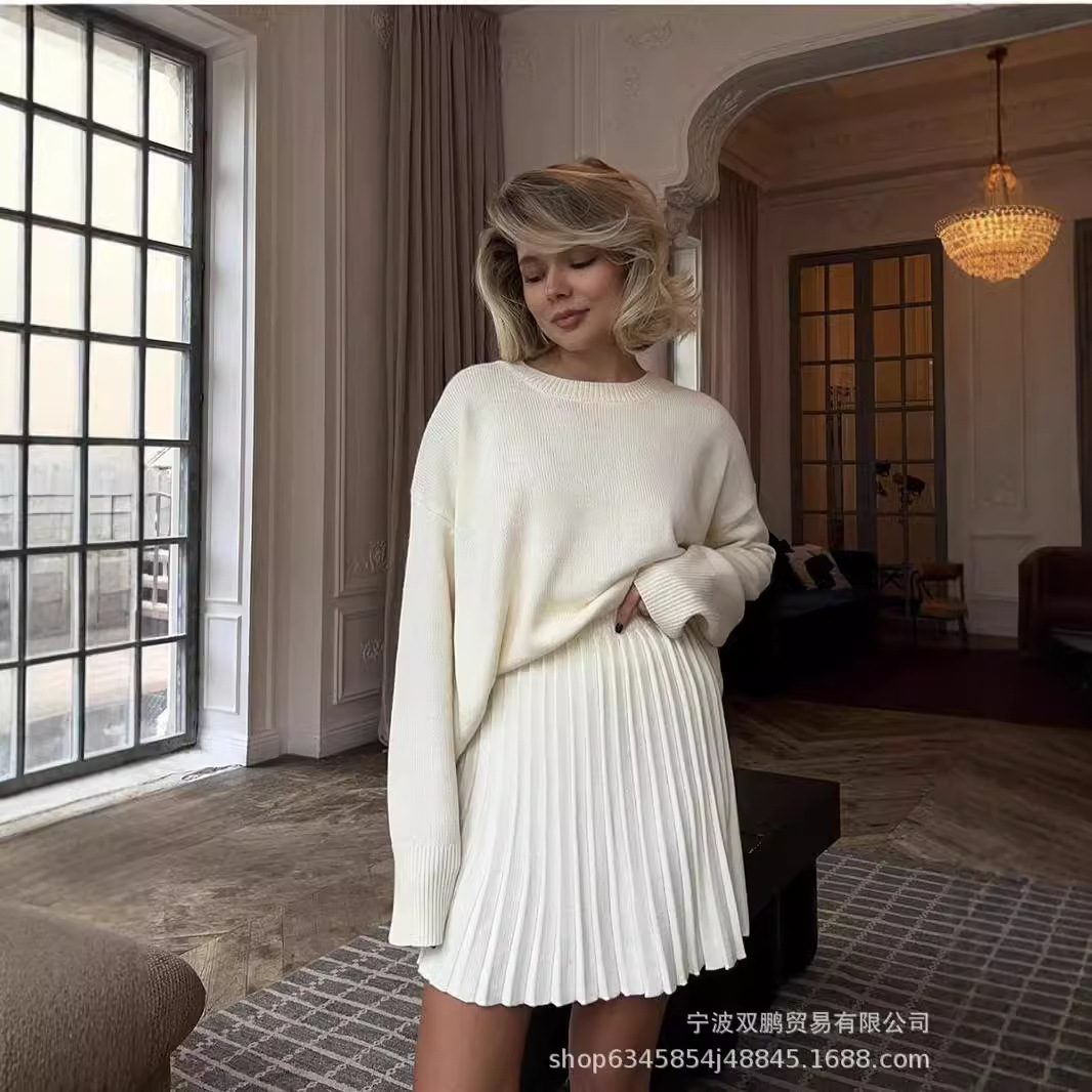 Clothing Style Winter - Ensemble pull à col rond pour