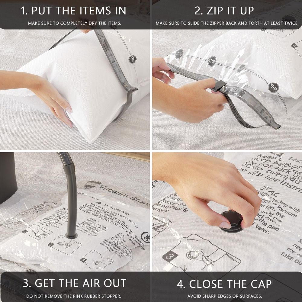 Winter Clothing Organizer - Sacs de rangement sous vide épaissis,