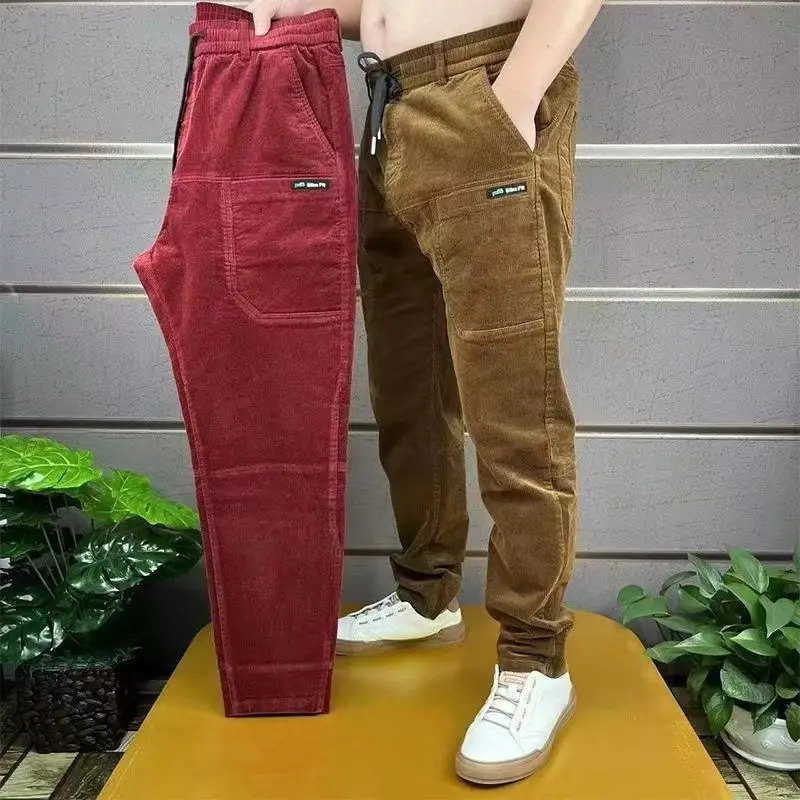 Winter Clothing Work - Pantalon de Jogging Cargo en Velours