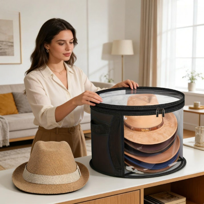 Winter Clothing Organizer - Seau de rangement pour chapeaux d'hiver,