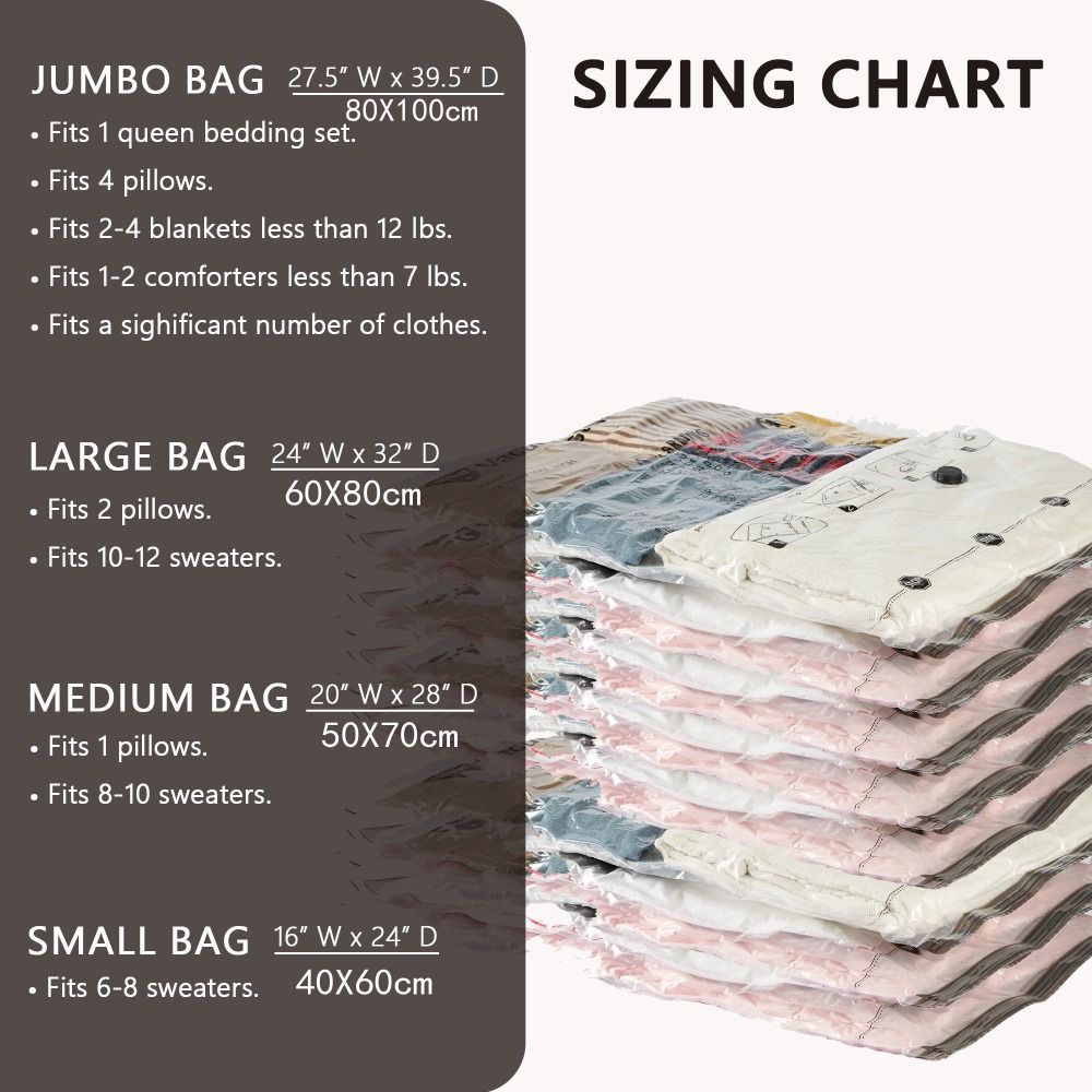 Sacs de rangement sous vide ép - Winter Clothing Organizer avis et prix