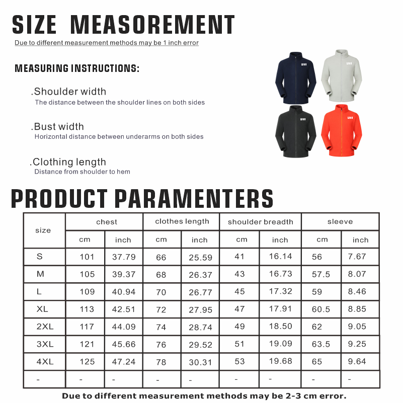 Veste polaire pour hommes, imp - Winter Clothing Work avis et prix