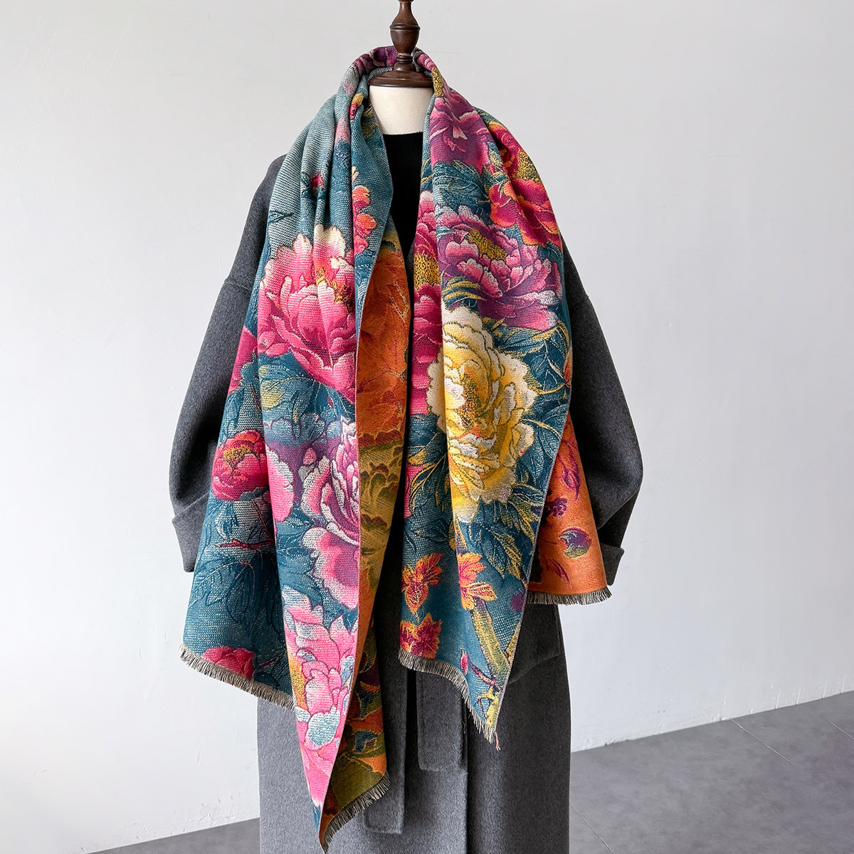 Écharpe chaude en cachemire po - Cashmere Scarf Wrap avis et prix