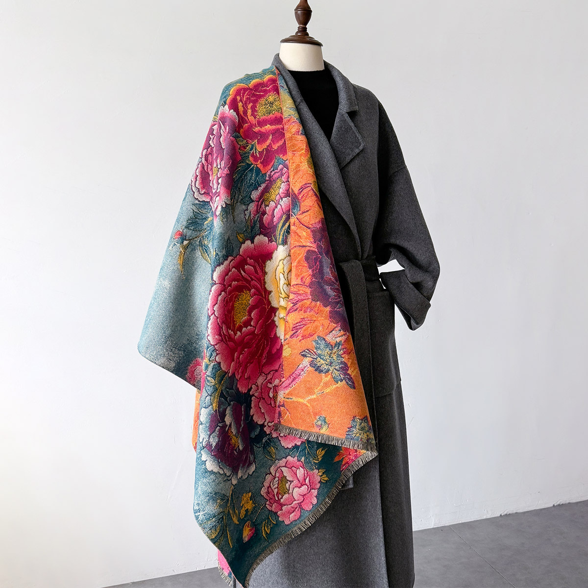 Écharpe chaude en cachemire po - Cashmere Scarf Wrap avis et prix