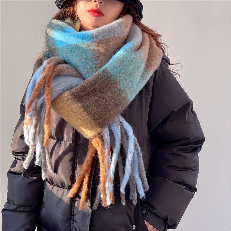 2025New hiver épais chaud écha - Cashmere Scarf Wrap avis et prix