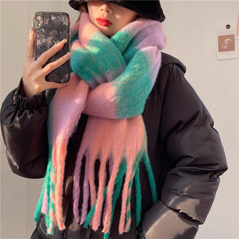 2025New hiver épais chaud écha - Cashmere Scarf Wrap avis et prix