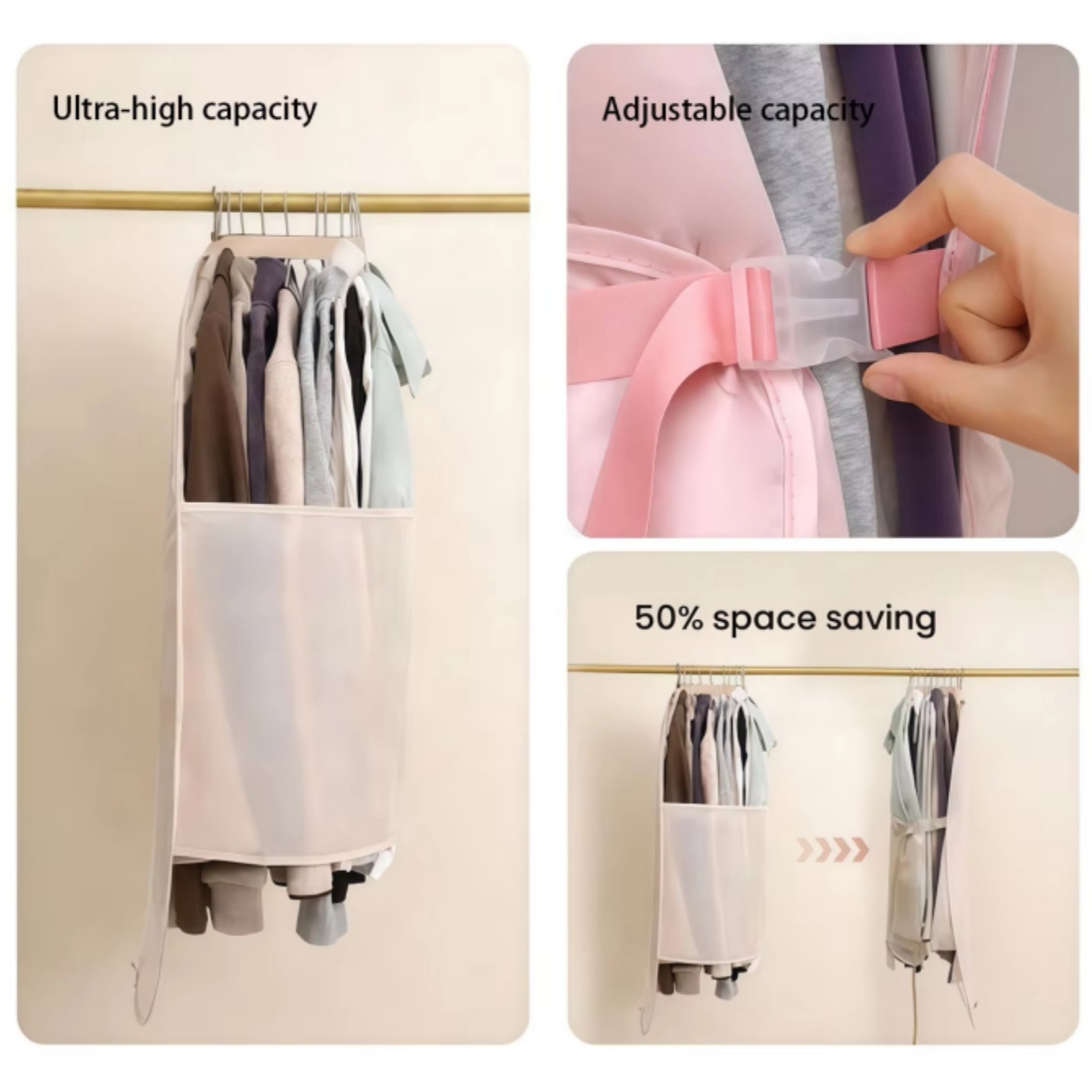 Sac de compression suspendu po - Winter Clothing Organizer avis et prix