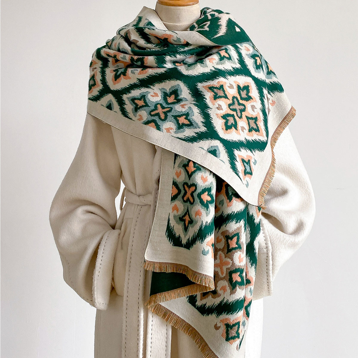 Écharpe réversible en imitatio - Cashmere Scarf Wrap avis et prix