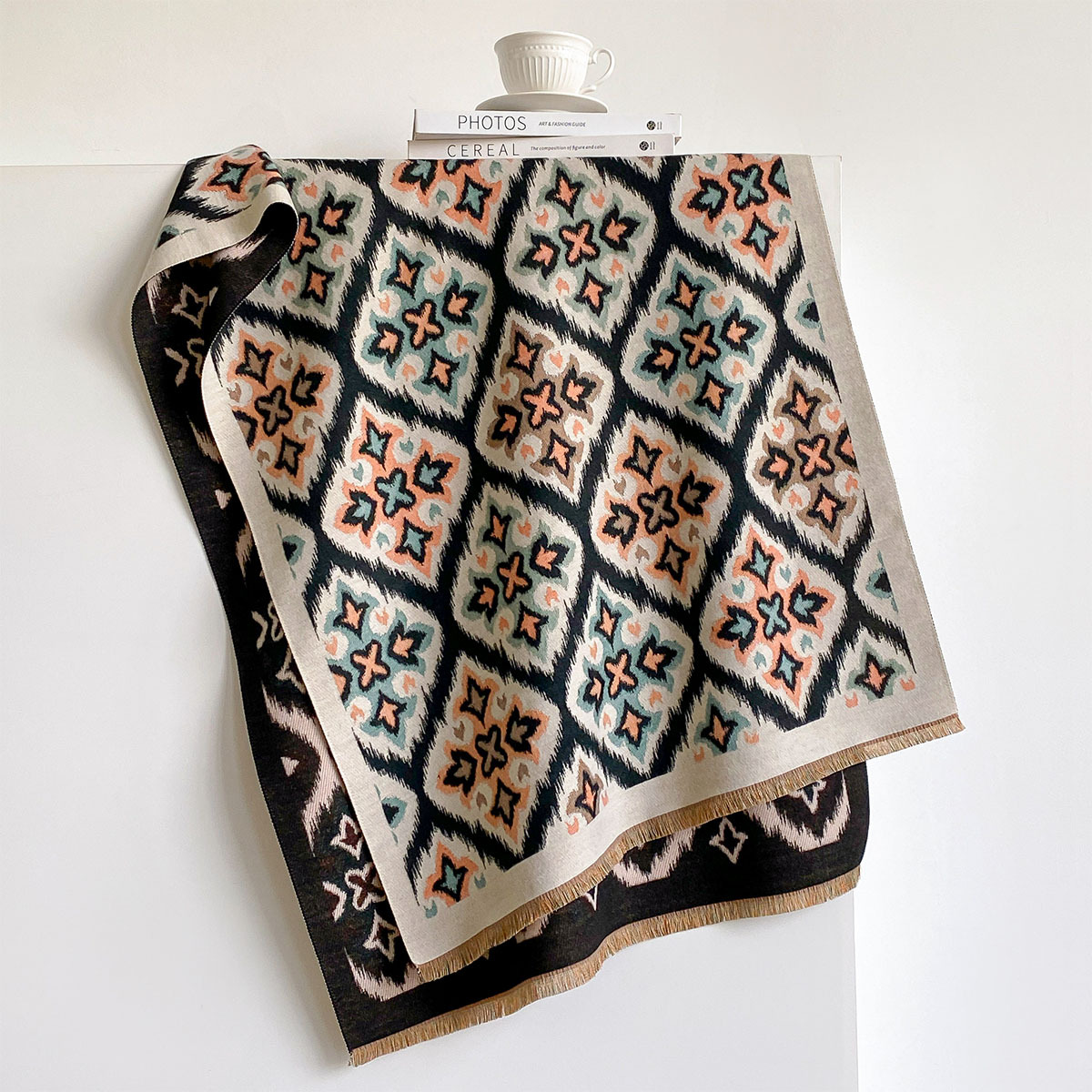 Écharpe réversible en imitatio - Cashmere Scarf Wrap avis et prix