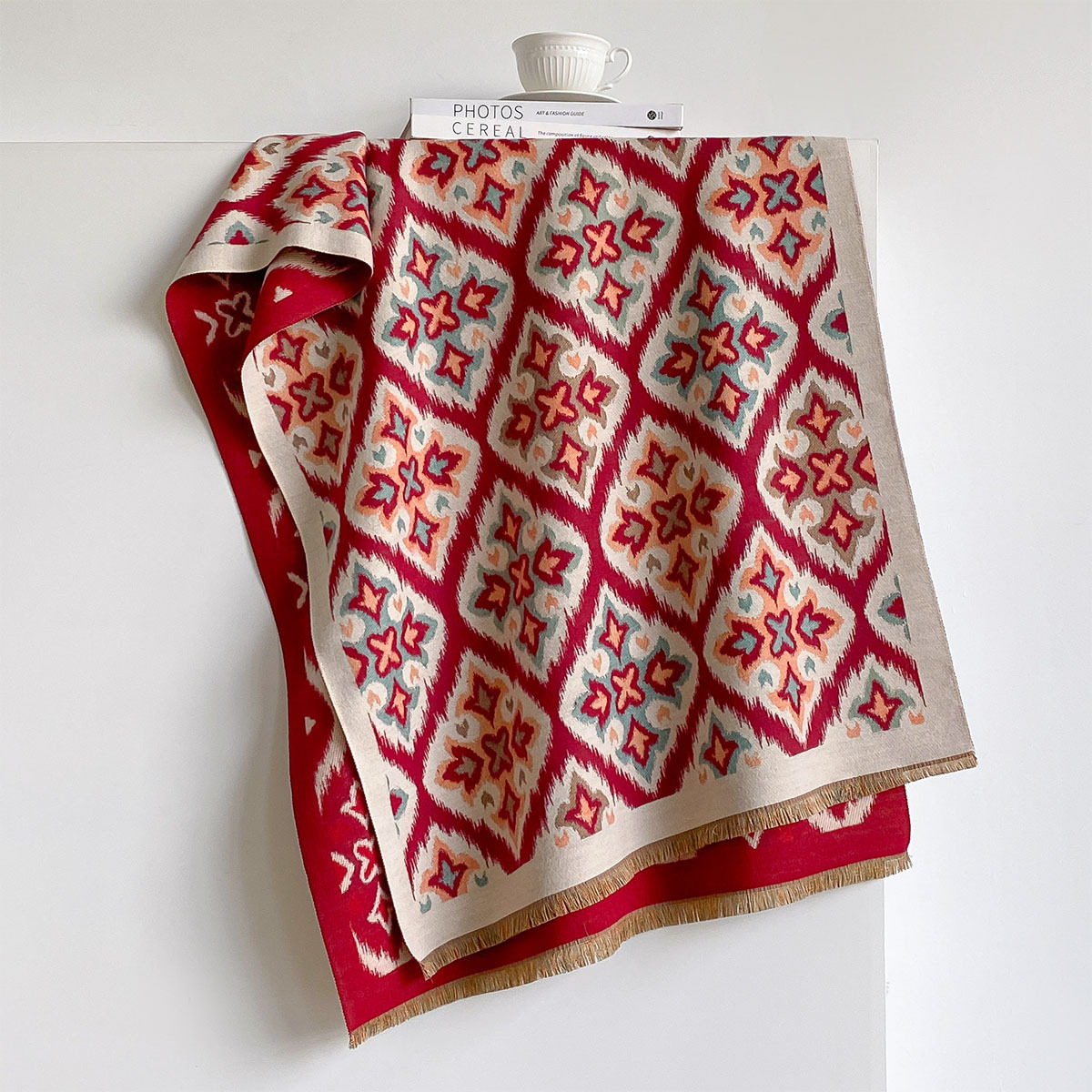 Écharpe réversible en imitatio - Cashmere Scarf Wrap avis et prix