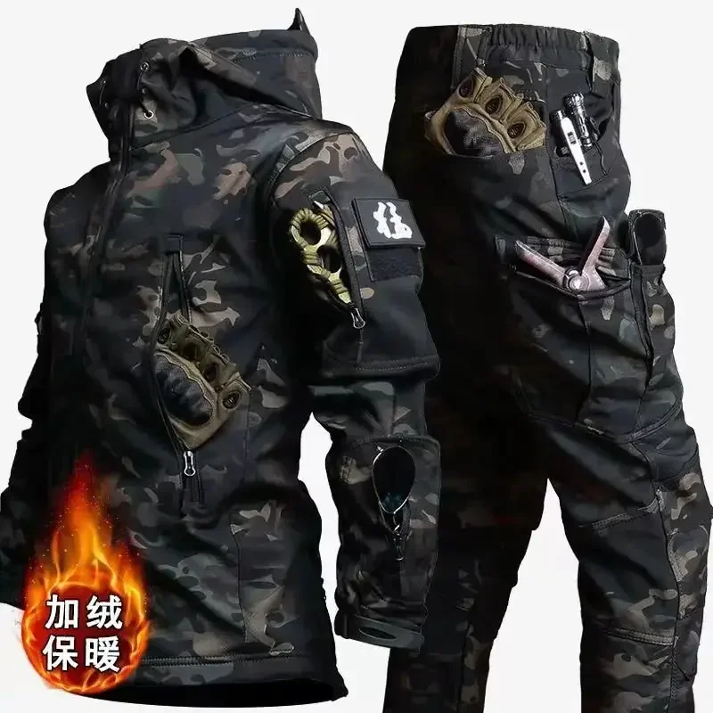 Veste à capuche épaisse en pea - Winter Clothing Work avis et prix
