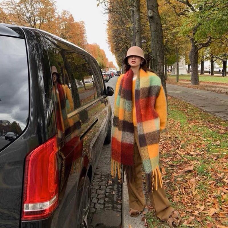 Écharpe de luxe épaisse et cha - Cashmere Scarf Wrap avis et prix