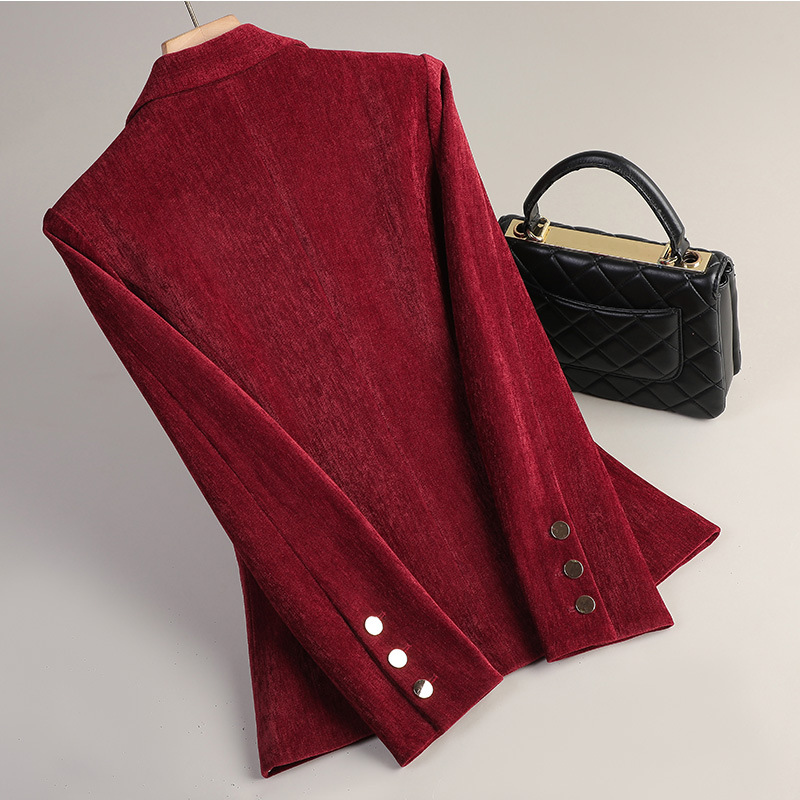 Blazer en velours jaune or pou - Winter Clothing Work avis et prix