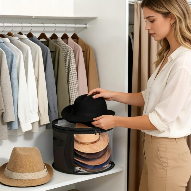 Seau de rangement pour chapeau - Winter Clothing Organizer avis et prix