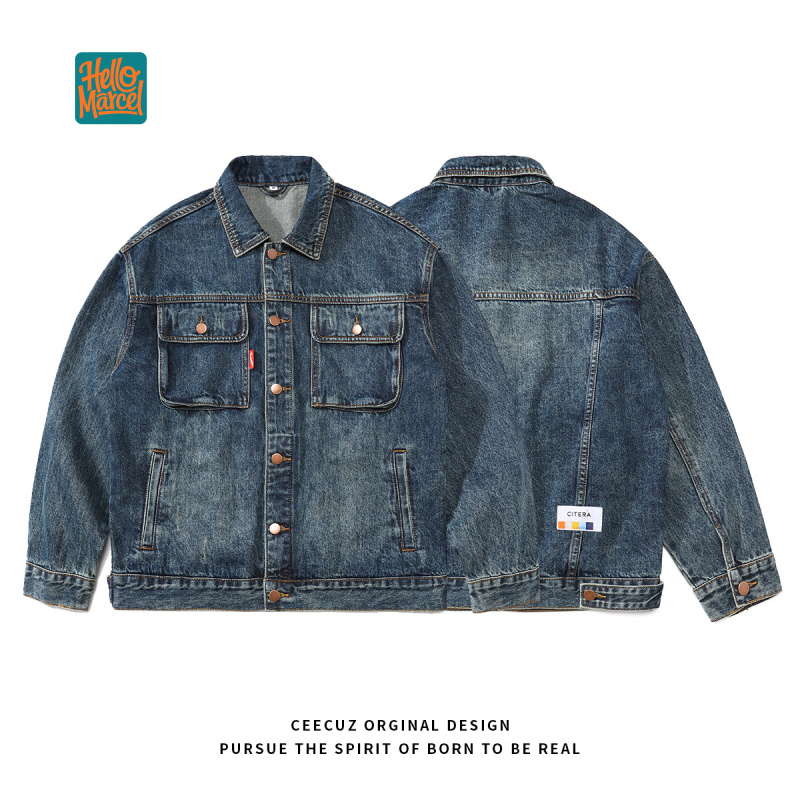 HELLOMARCEL Veste en jean de q - Winter Clothing Work avis et prix