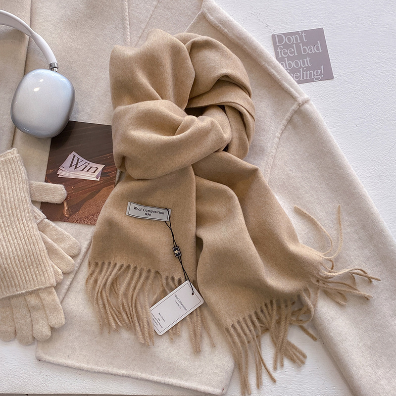 Foulard en laine pour femme, L - Cashmere Scarf Wrap avis et prix