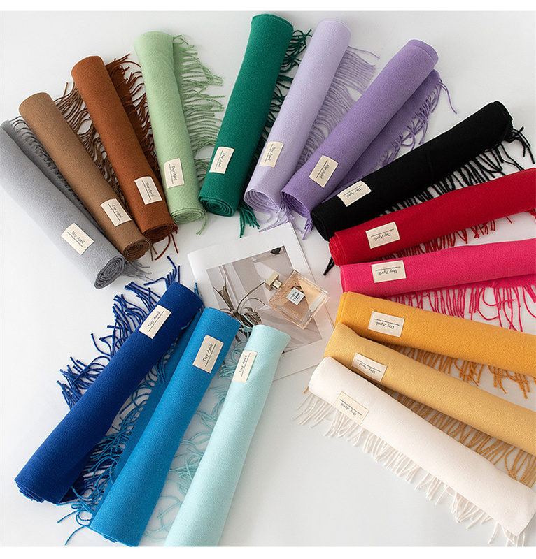 Écharpe longue et chaude en ca - Cashmere Scarf Wrap avis et prix